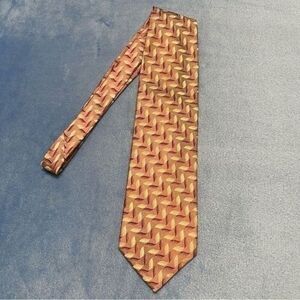 PRONTO UOMO silk geometric tie